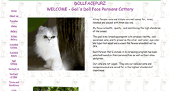 Desktop Screenshot of gailsdollfacepersians.com
